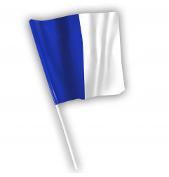 Mât + drapeau bleu pour planche Patrol (Alpha)