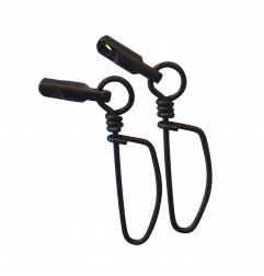 Costlock snap clip + brass heavy duty swivel 80x16mm per pair (500kg)