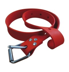 Belt Marseillaise red latex