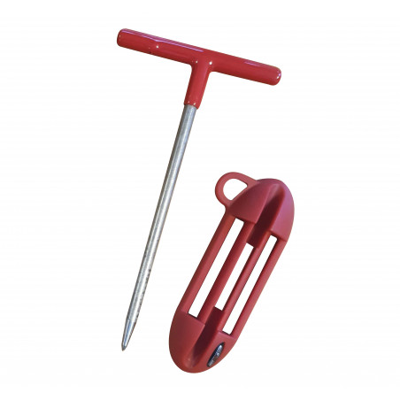 T-bar tool «fish filler» red