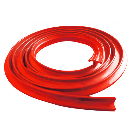Hydrodynamic T-Shaped Side Rail for Carbon Fin Blades - 1.5 Meter - red