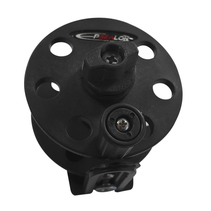Moulinet Mustang 30mt - montage rapide noir