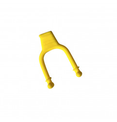 Attache couteau Silex jaune