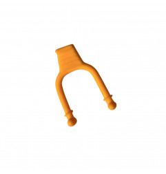 Safety clip Silex dagger orange