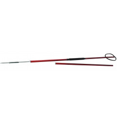 Tridente Ocean Rojo de Aluminio de 190 cm Desmontable con Punta Tahitiana