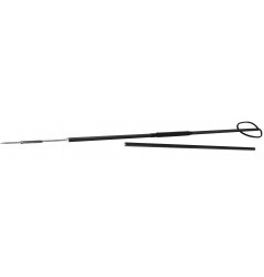 Tridente Ocean Negro de Aluminio de 190 cm Desmontable con Punta Tahitiana