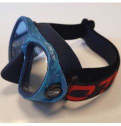 Masque Horus - Camo bleu + Fat strap