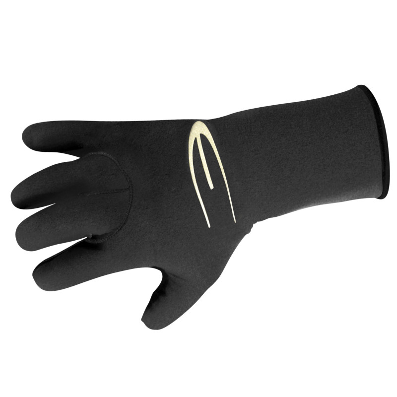 Guantes Caranx negros con agarre de 5 mm