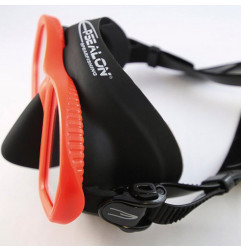 Máscara Seaquest Diopter Naranja para Lentes Correctoras