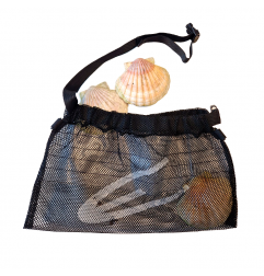 Sac-filet ceinture à coquillages et crustacés