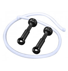 Insert alu noir pour obus dyneema - 2pcs