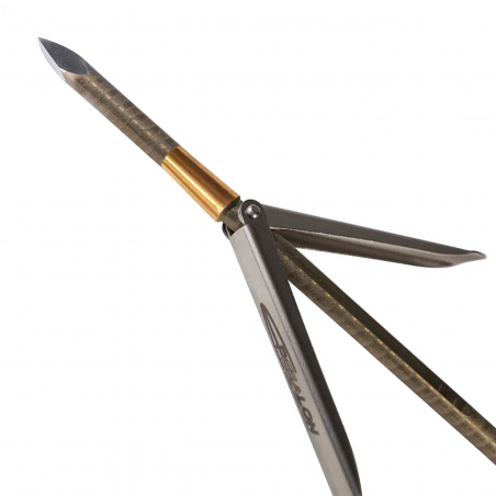 SANDVIK - Shaft with small shark fins Ø6.5mm - double barbs