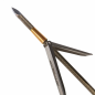 SANDVIK - shaft with small shark fins Ø7mm - double barbs