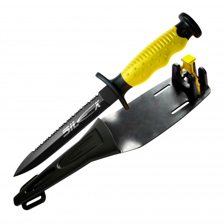 Dague SILEX titanium jaune
