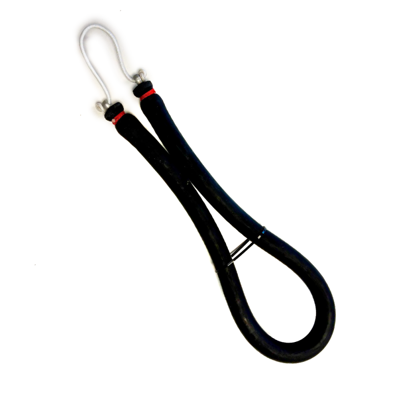 Goma Circular ShockWave Negra con Wishbone Abierto de Dyneema Ø16 mm Goma Circular ShockWave Negra con Wishbone Abierto de Dyneema Ø16 mm