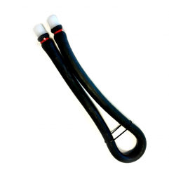 Goma Circular ShockWave Negra con Obús Roscado Ø18 mm