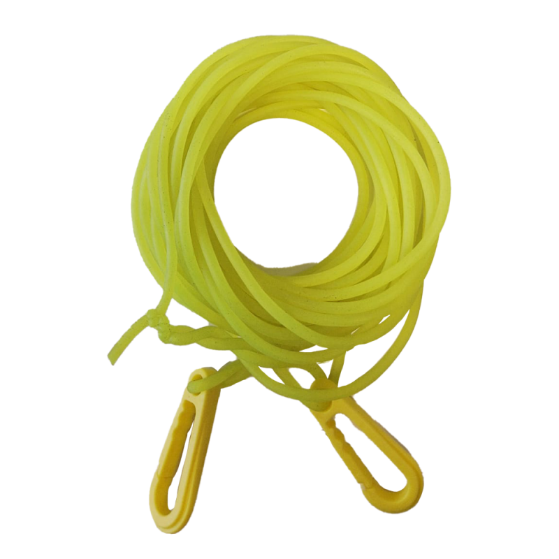 Elastique de tractage pour bouée de signalisation - jaune flash 6m ou 10m