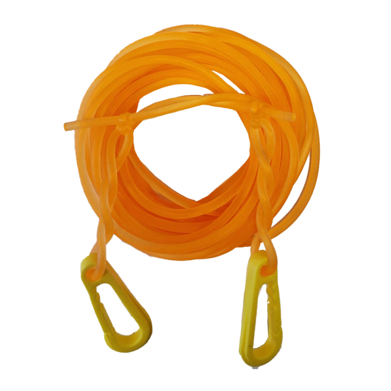 Elastique de tractage pour bouée de signalisation - orange 6m ou 10m