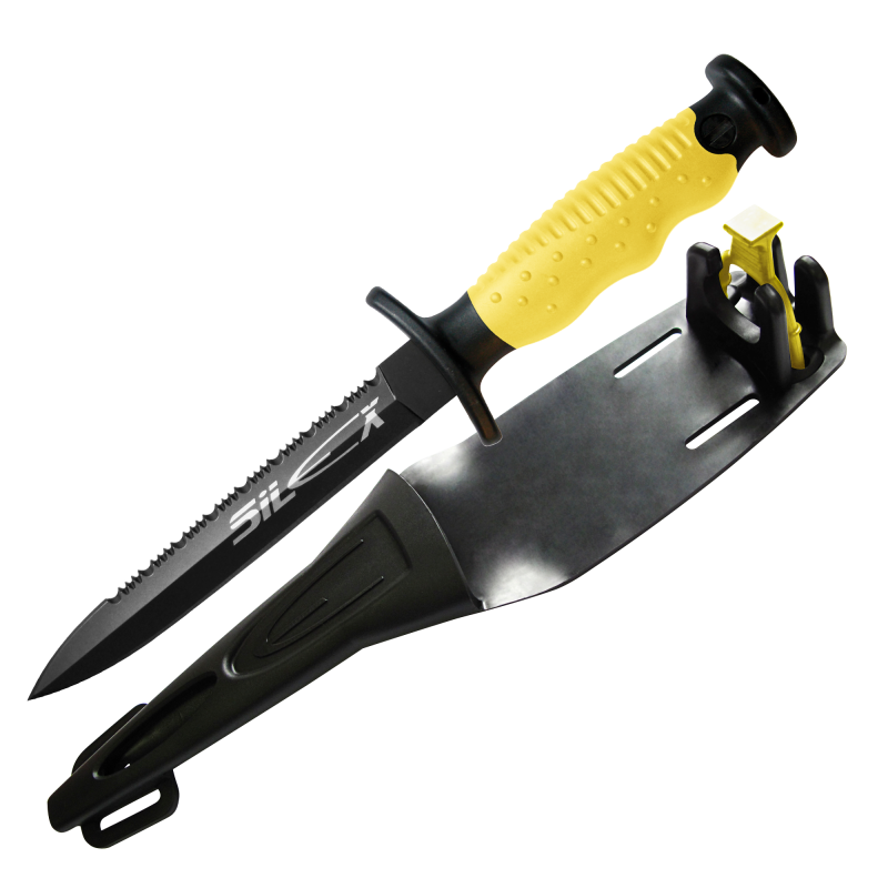 Dagger SILEX titanium yellow long blade