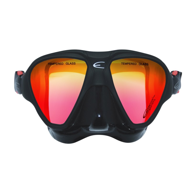 Deep Sub Red Flash Medium-Volume Mask with Wide Field of Vision