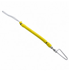 Amortiguador Elástico con Grapa de Acero Inoxidable - amarillo