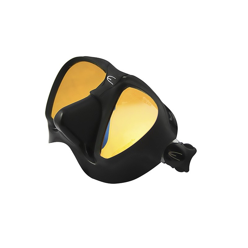 Masque de plongée ovale rétro à lentille unique en verre trempé sans b –  Maritimo