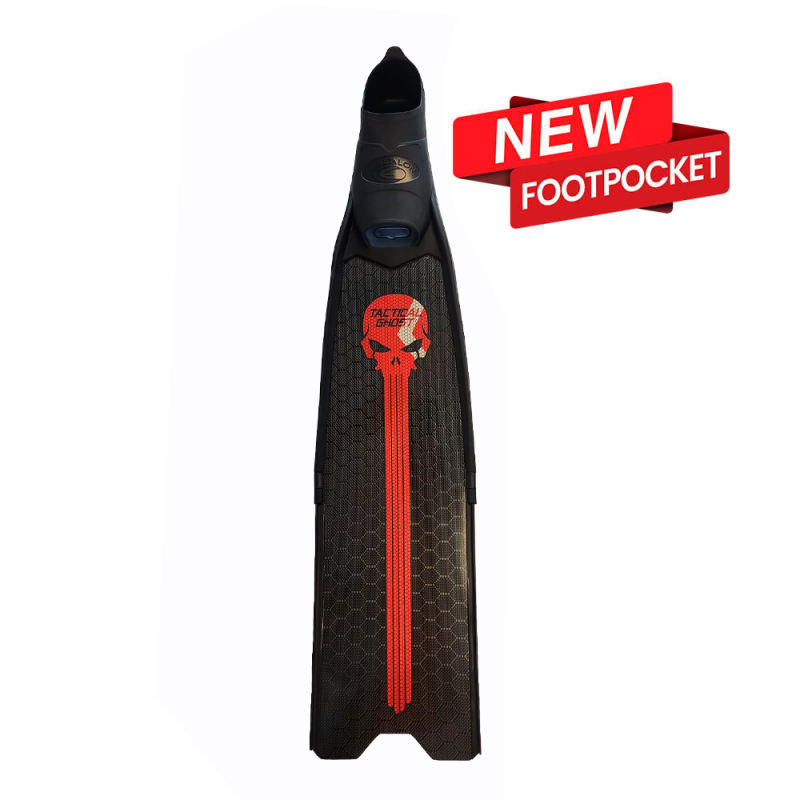 Palmes carbone Tactical Ghost (Medium) Palmes carbone Tactical Ghost (Medium)