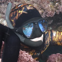 Máscaras y tubos de buceo